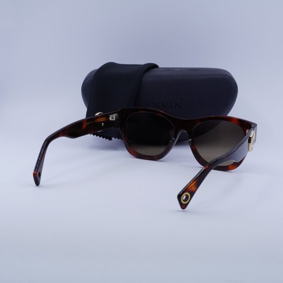 Lanvin LNV604S 272 Sunglasses - Havana Frame, Brown Lenses main image 4